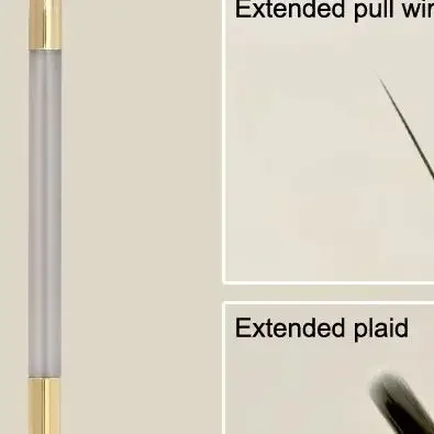 Nail Art Brush Multifunctional Stripe Liner Brushes Modeling Water Ripple DIY Design Hard Bristle Brush Nail Art Tools