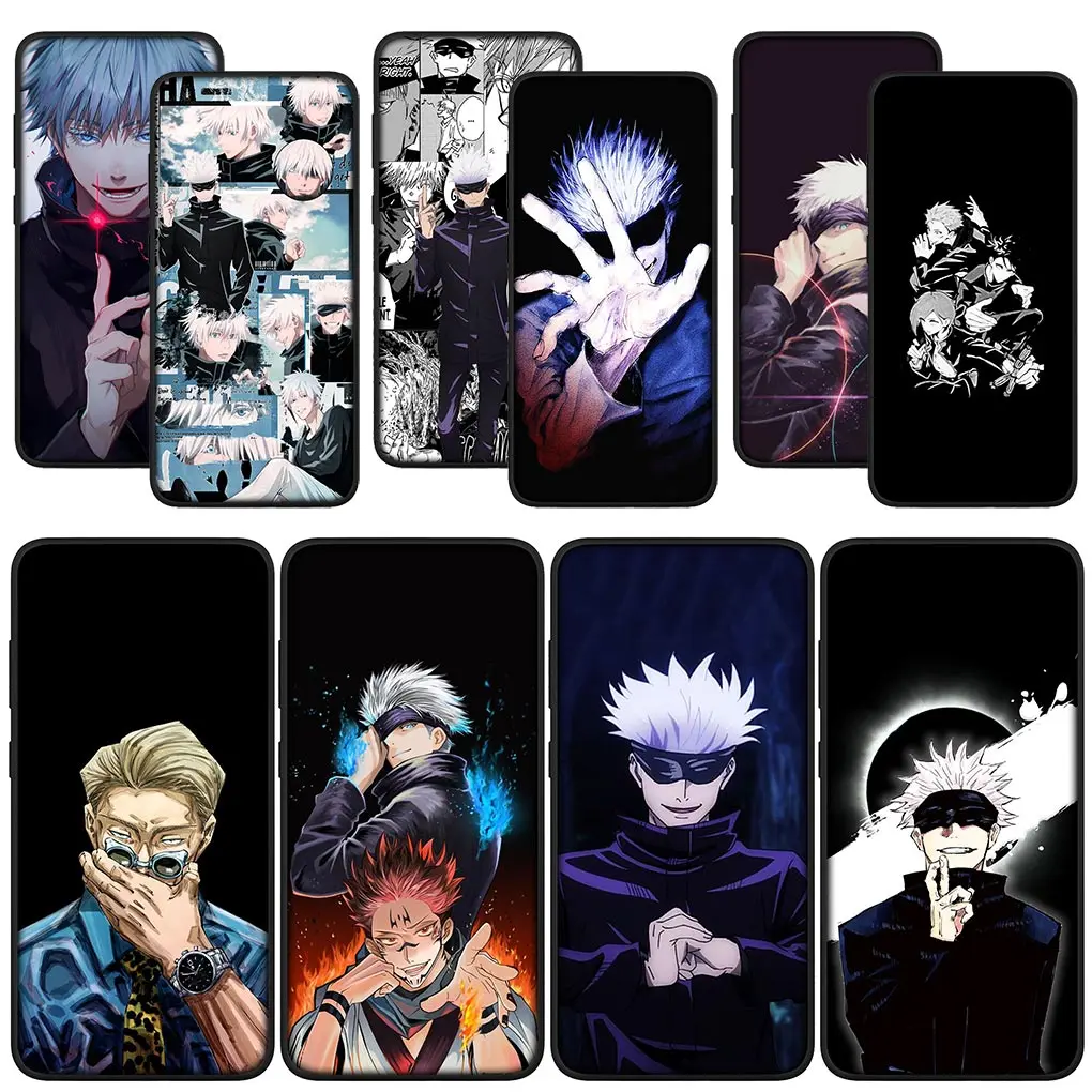 Itadori Yuji Gojo Satoru Jujutsu Kaisen Phone Cover for Samsung Galaxy Note 20 Ultra 10 8 9 S10 Lite S9 A6 A8 Plus A7 A9 Case