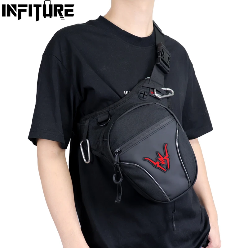 

Новая водонепроницаемая мотоциклетная сумка на бедро/пояс с отражающим дизайном, для активного отдыха, повседневная поясная сумка