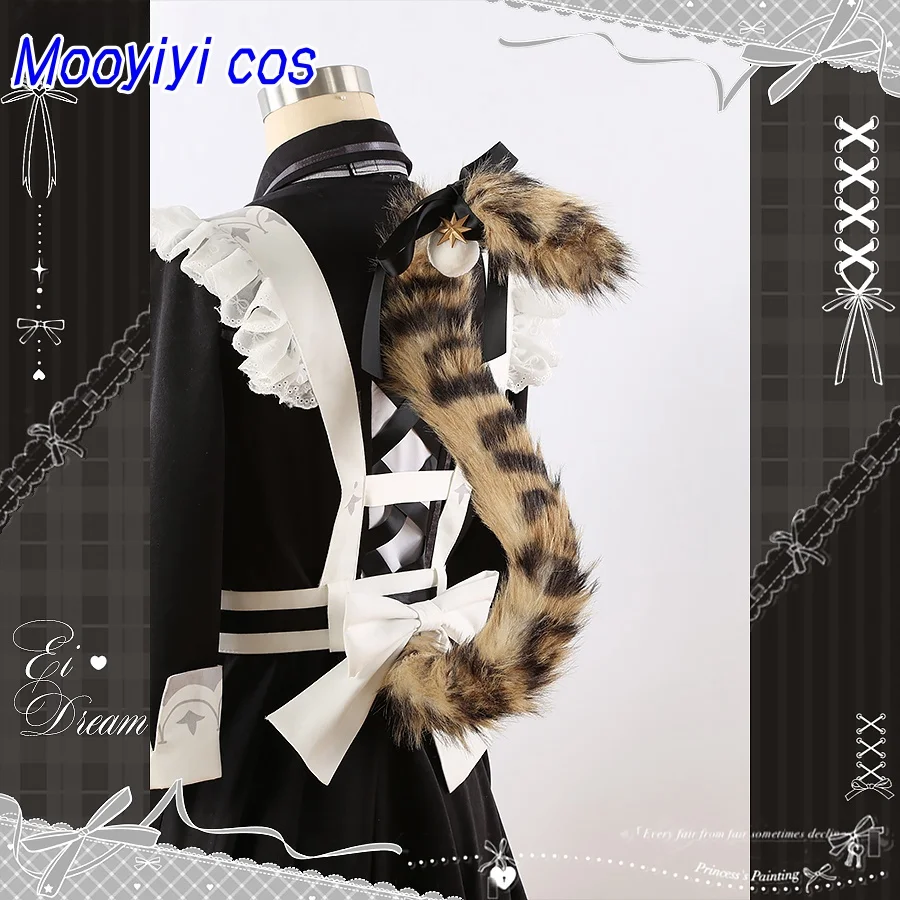 لعبة نو: أزياء كرنفال إيدن التأثيرية للهالوين وعيد الميلاد لعب الأدوار الهزلية الجديدة 2025 زي الخادمة حديثًا زي الخادمة