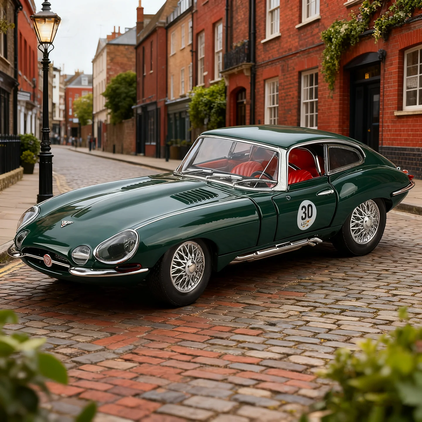 1:24 E-TYPE ريترو كلاسيكي رياضي سباق السيارات دييكاست نموذج سيارة سبيكة سطح المكتب جمع العصرية زخرفة الهوايات جمع