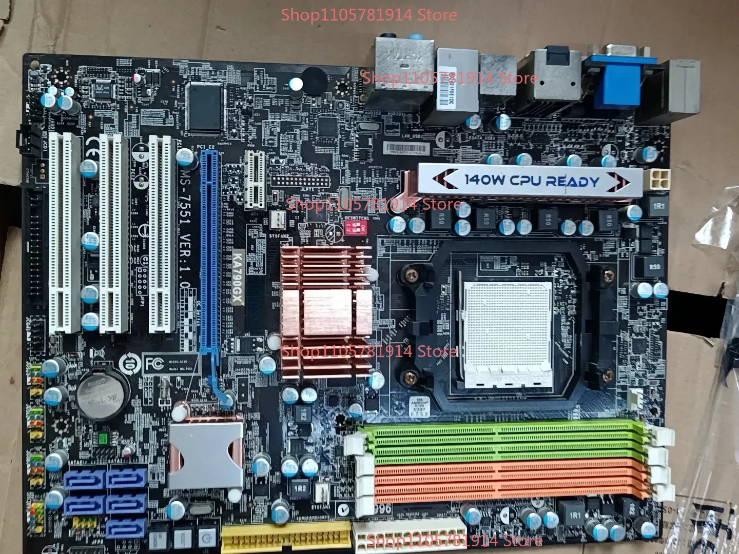 For MSI Main Board KA790GX Integrated Graphics Card Large Board AM2 Interface DDR2 MS-7551