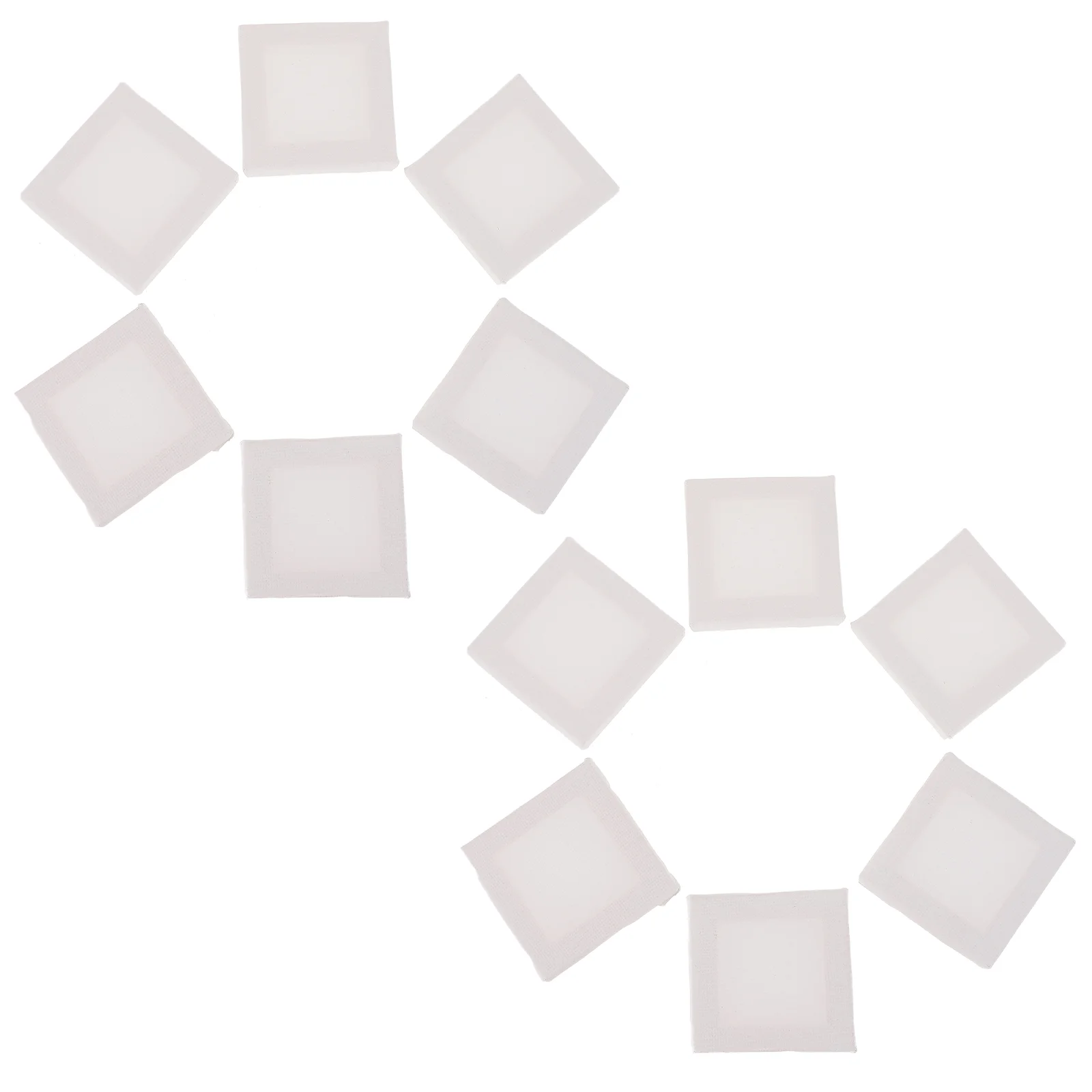 

12 Pcs Mini Canvas Frame Painting Blank Wrap Frames Versatile Stretching White with Stretched Stretcher Child