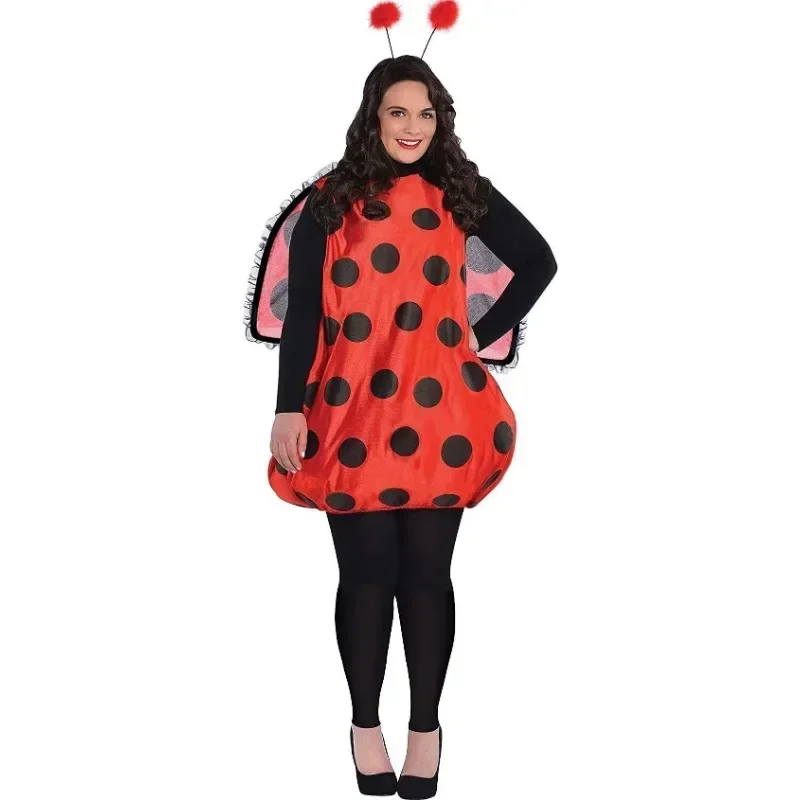 Halloween Bee and Ladybug Cosplay Costume for Adult and Children  Ideal for Buzzing Trick-or-Treat Fun