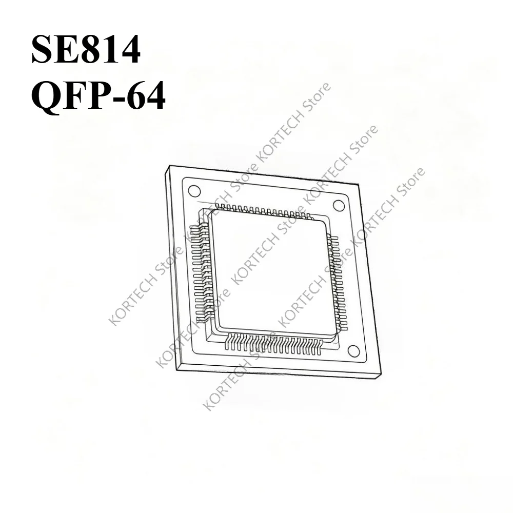 Original SE814 QFP-64 For The car computer cannot be opened The ignition cannot be detected at smart card IC Chip