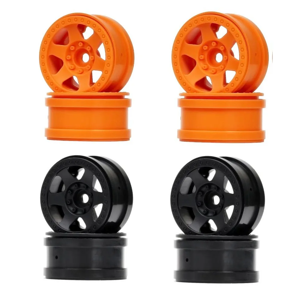 

4Pcs nylon 2.2inch Beadlock Wheel Rim for 1/10 RC Crawler Car Axial SCX10 90046 AXI03007 RR10 Wraith TRX4 VS4-10 Redcat Gen8