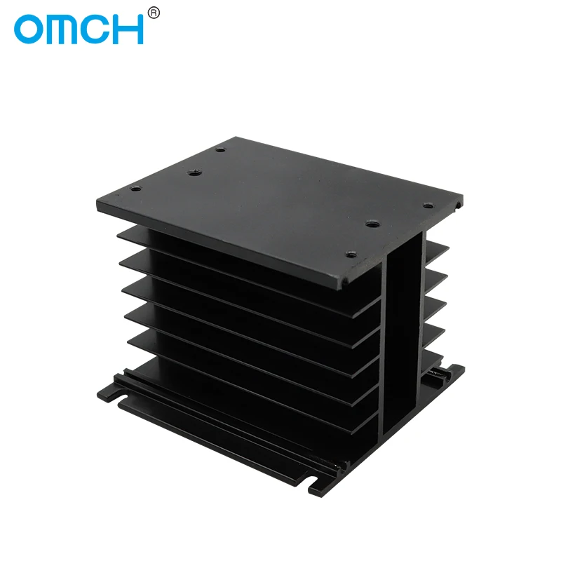 MF-105 10-120a Black 105*100*83mm 40A 3-Phase Solid State Relay SSR Aluminum Heat Sink