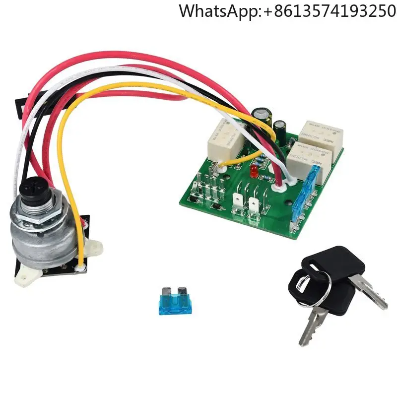 Ignition Module Key Switch AM132500 AM130341 Compatible with John Deere Tractor 325 335 345 355 355D GT225 GT235 GT245 GX255