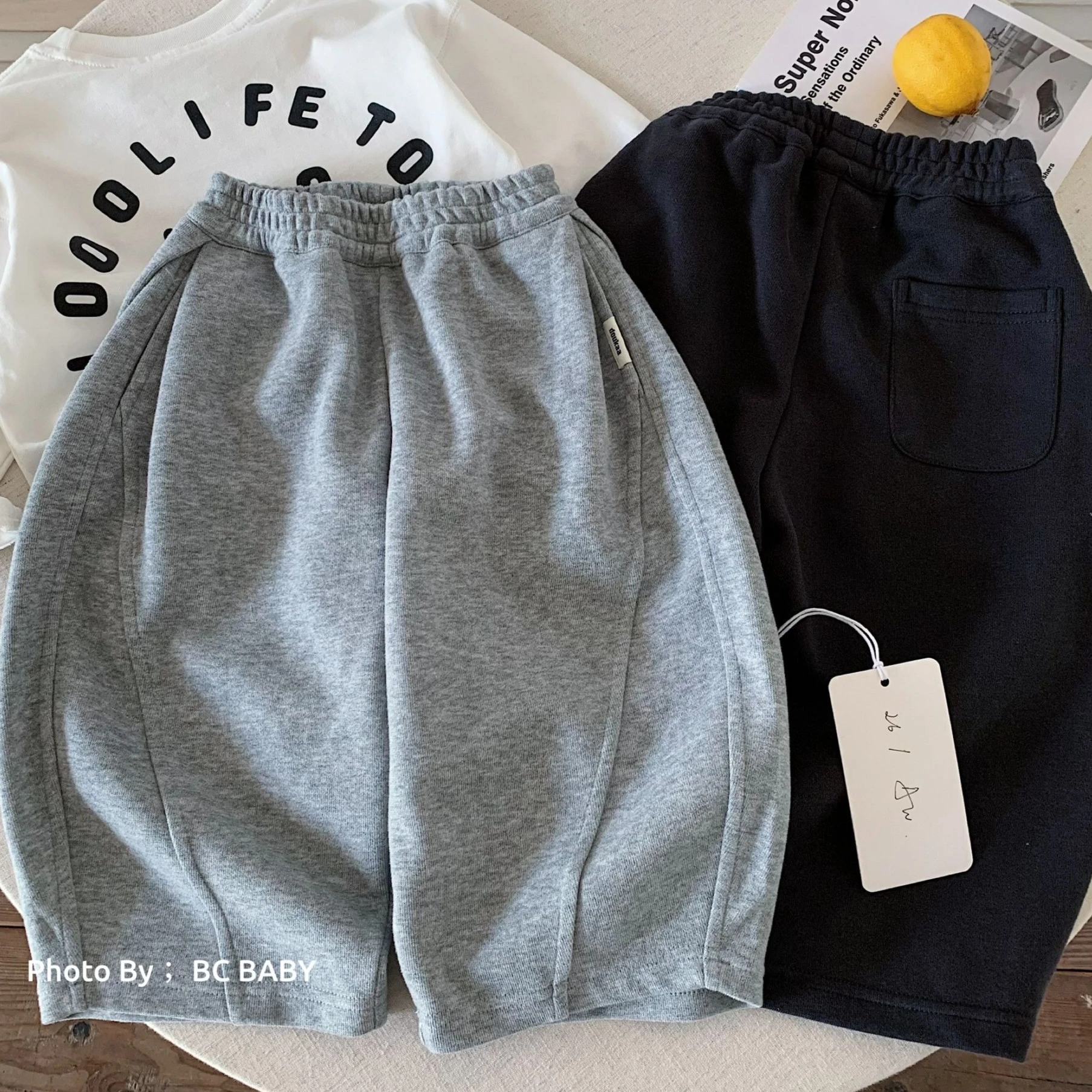 Boys Pants 2026 Autumn and Winter New Children's Clothing Korean Style Boys and Girls Solid Color Casual Loose Pants