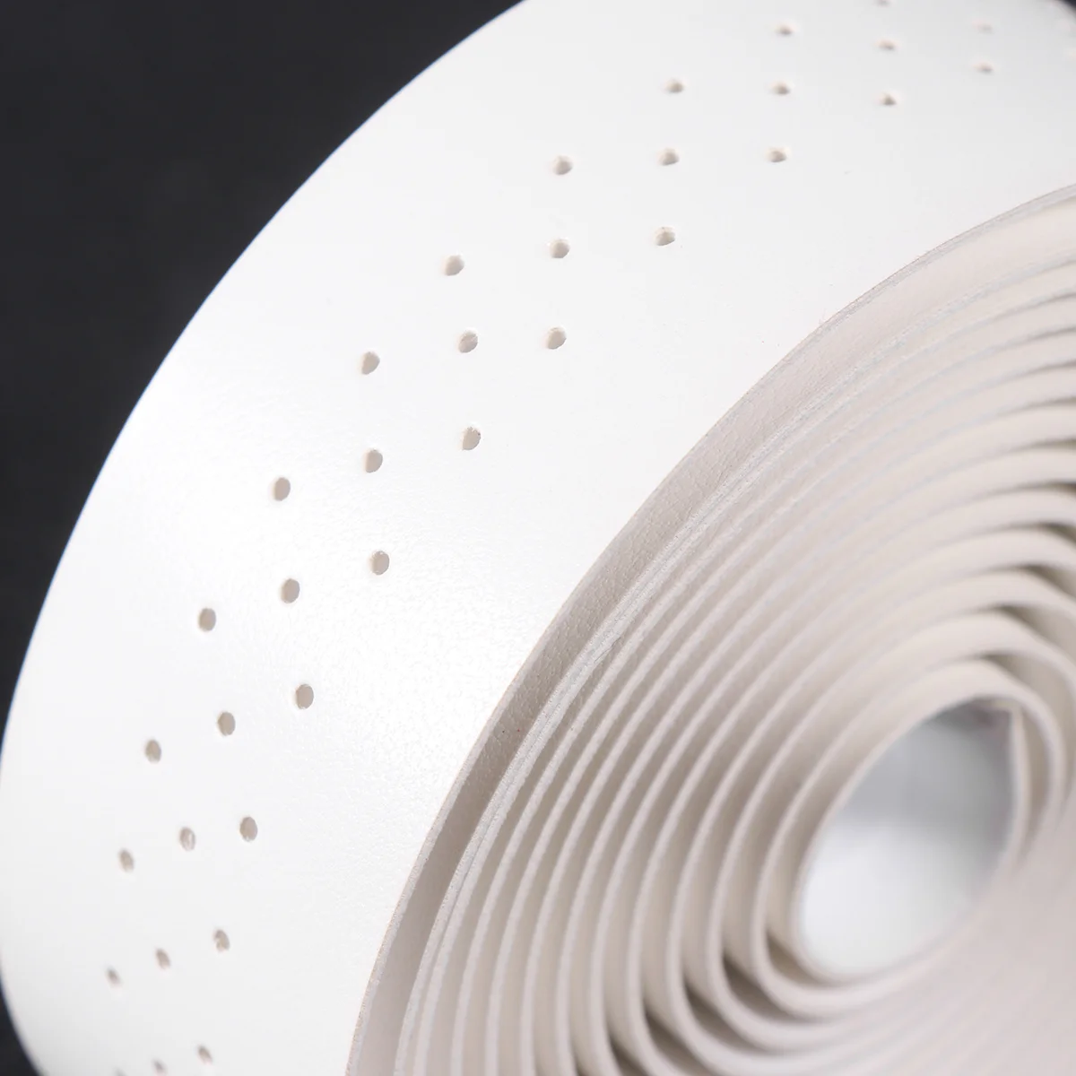 1 مجموعة 1 مجموعة بو مثقب المقود الشريط امتصاص الصدمات عدم الانزلاق قبضة ل الطريق دراجة هوائية جبلية الدراجات الأبيض #5