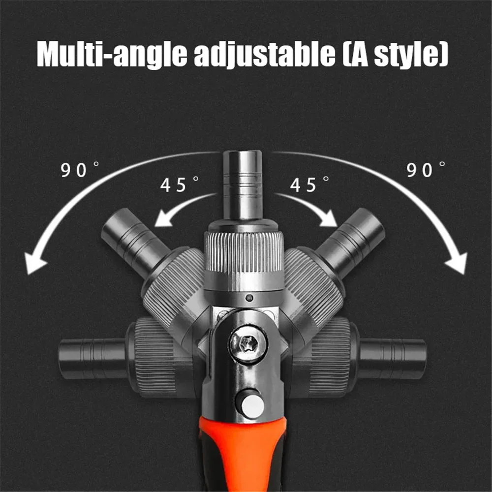 38-Piece Torque Socket Wrench Set Heavy-Duty Chrome Vanadium Steel Ratchet Handle Tool Kit for Home Automotive Repair