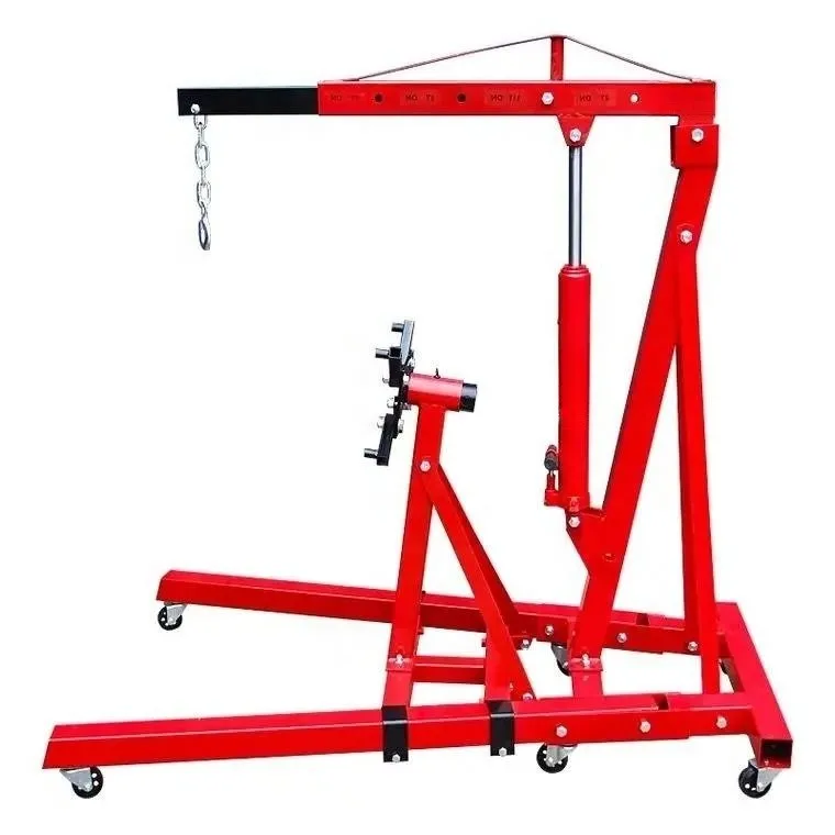 High Load-bearing 2T Engine Crane Car Engine Handling and Maintenance Engine Crane with Flipping Frame Stand