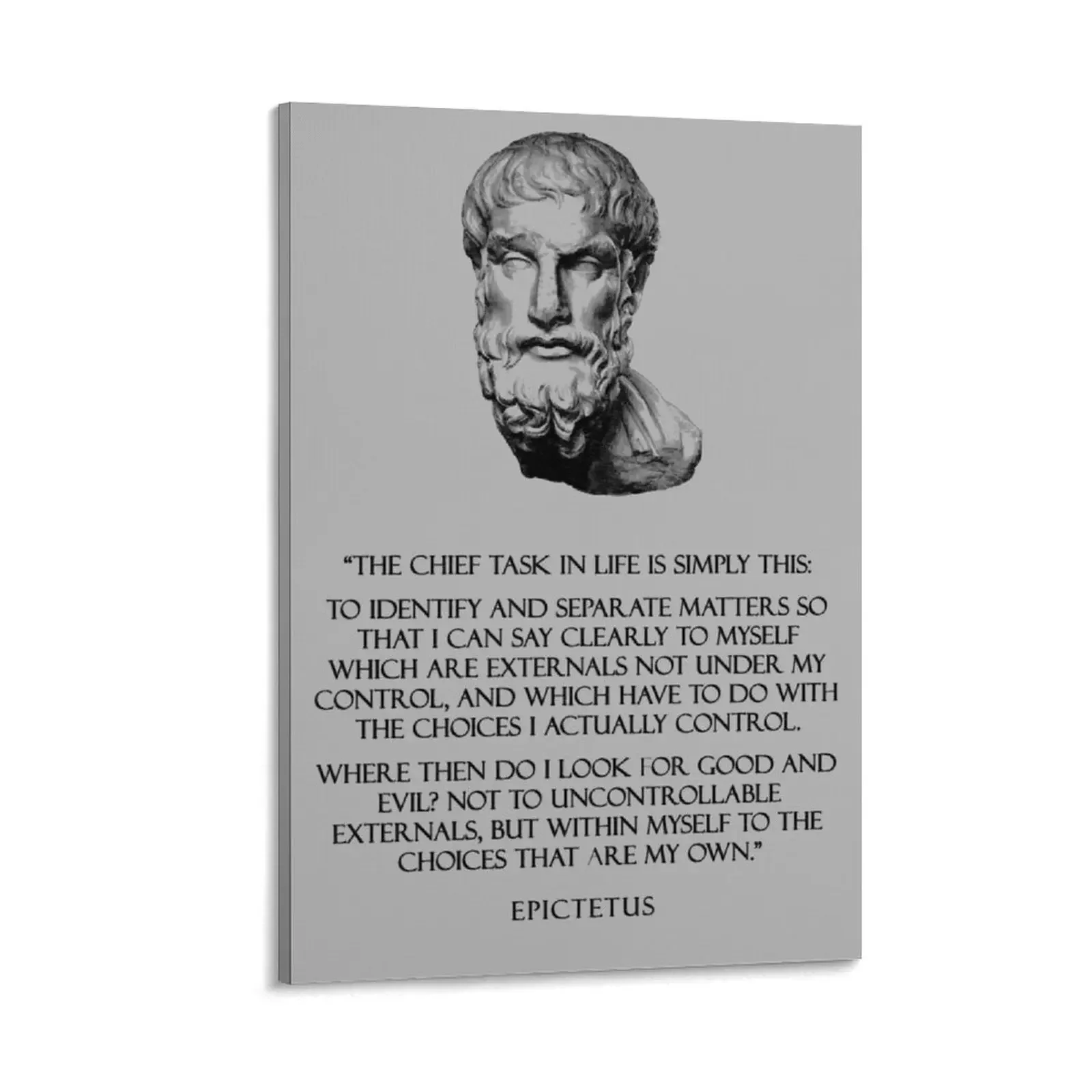 

Epictetus - Stoicism Canvas Painting room decoration paintings wall decor canvas wall decoration anime figure