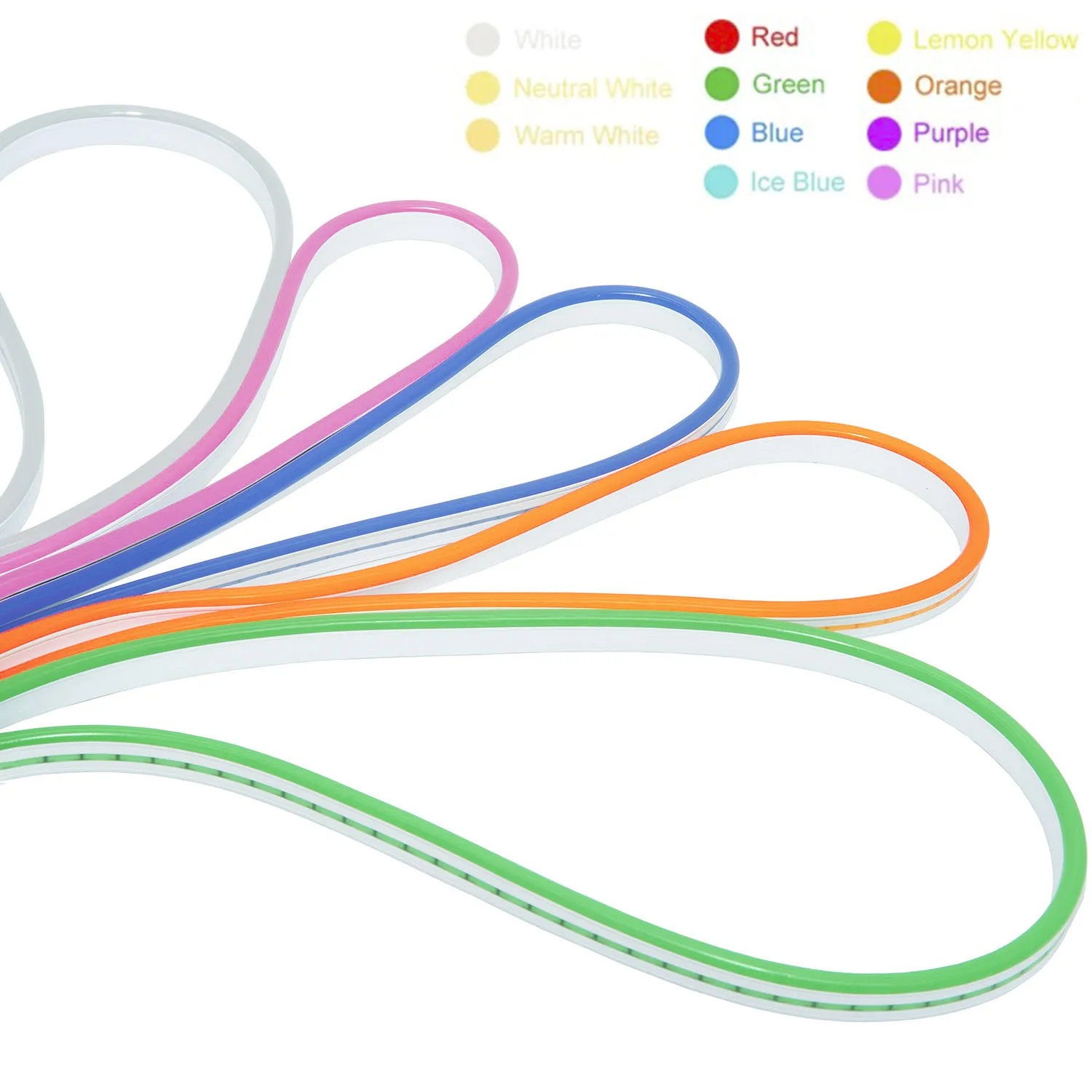 

DC5V Neon Led Strip Light 2835 120Leds/M 6mm Narrow Rope Flex Tape Silicon Tube Bar Waterproof DIY Sign Red Green Blue Yellow