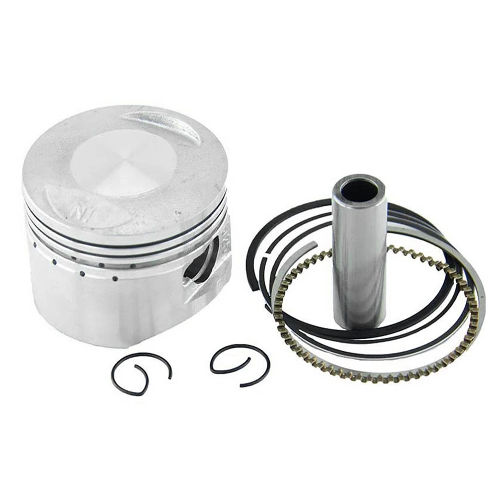 54MM Motorcycle Piston Ring 14MM Pin Ring Kit Piston Ring Gasket Kit for Lifan 138CC Horizontal Engine ATV Dirt Pit Bike