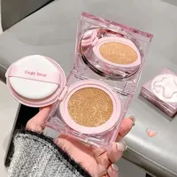 BB Cream Air Cushion Liquid Foundation Full Coverage Waterproof Long-lasting Concealer 2 Colors Cushion Compact Face Makeup Base