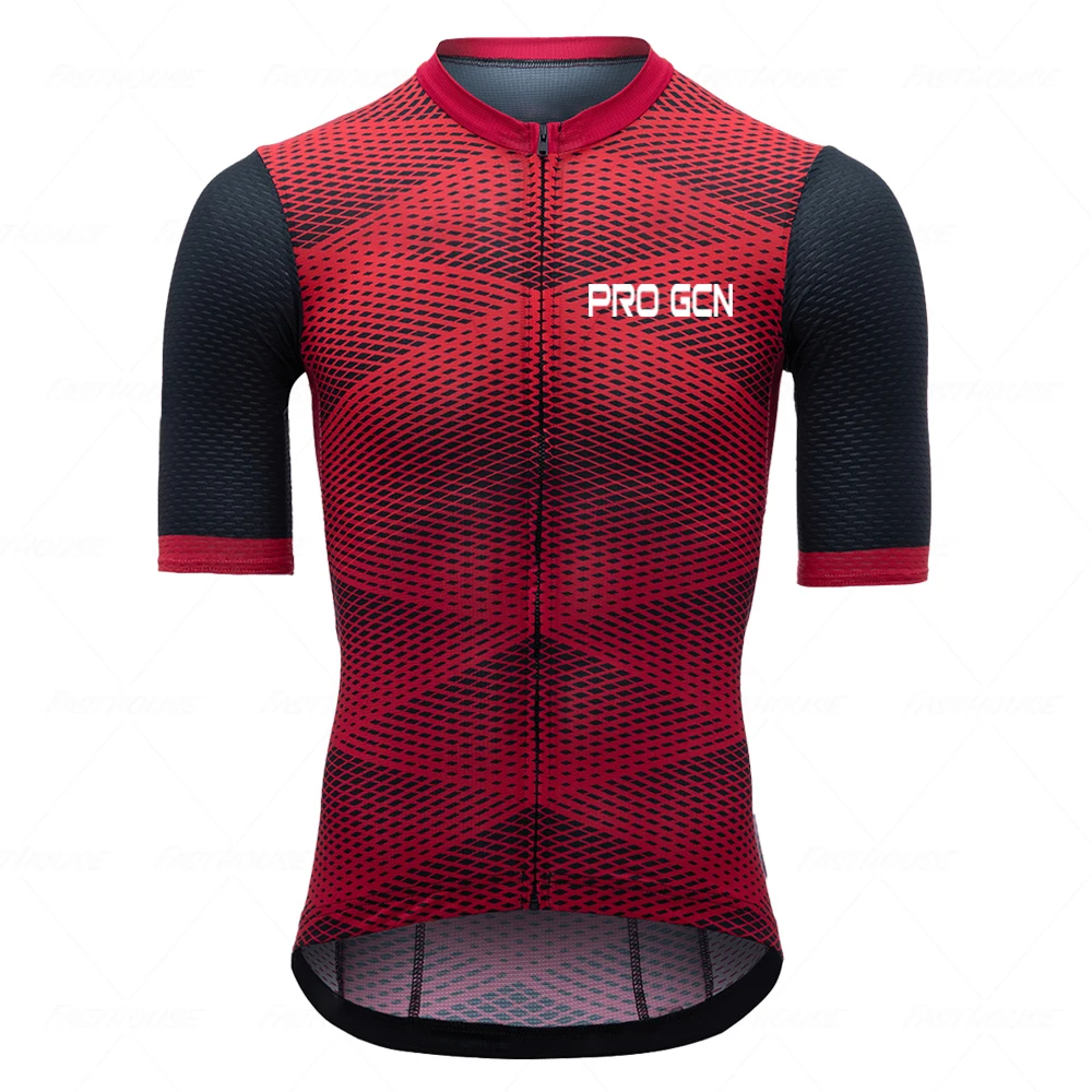 PRO Gcn 2023 Summer Cycling Jersey Set Man Short Sleeve Mountain Bike Cycling Wear Triathlon Bicycle Clothing MTB Bike Shirts