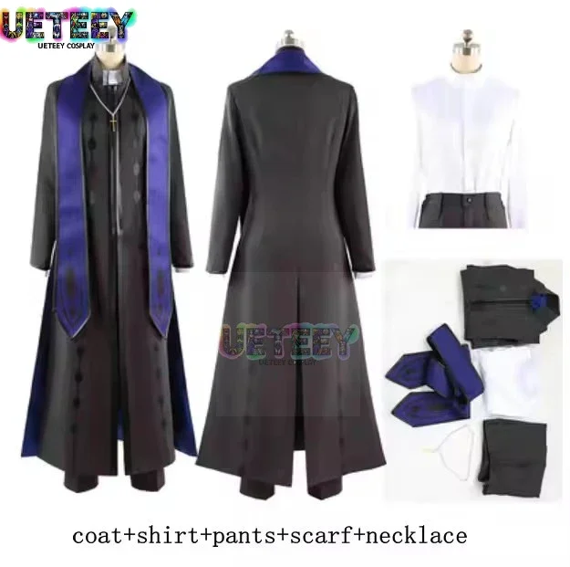 

UETEEY Kotomine Kirei Косплей Костюм Индивидуальный размер Fate Grand Order Косплей Fate Stay Night Косплей