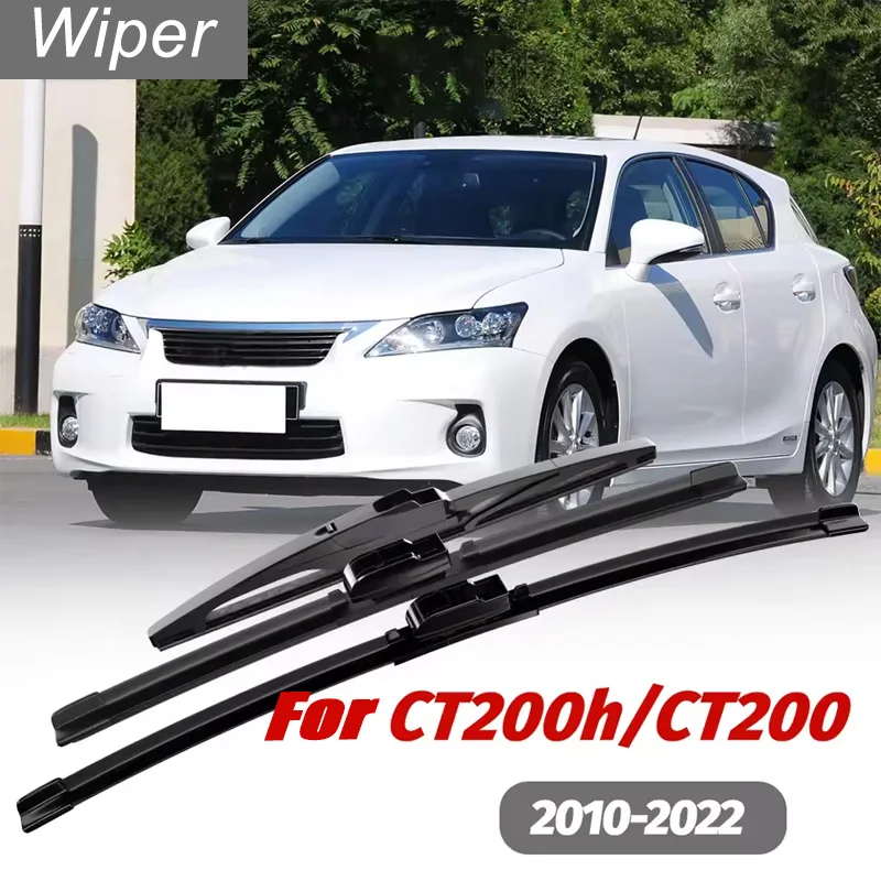 1set Front & Rear Windshield Wiper Blades Windscreen Wipers For Lexus CT200h CT200 2010-2022 2011 2012 2013 2014 Accessories
