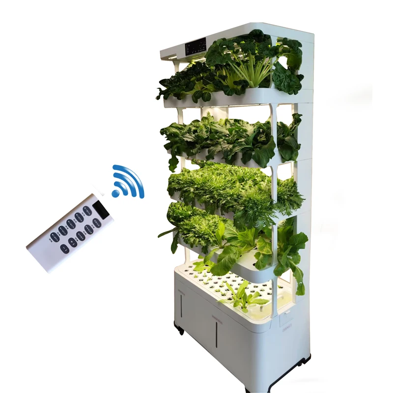 

Vegetable Growing System Kit for Restaurant APP Intelligent Light Indoor Detachable Multi-Layer Vertical Hydroponic