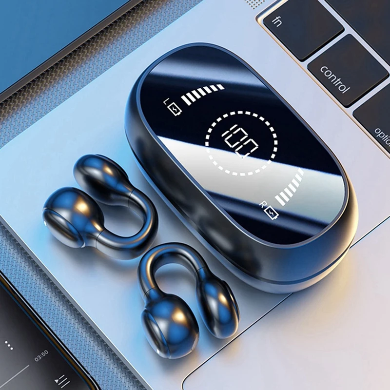 Auriculares inalámbricos de conducción ósea de alta calidad Auriculares deportivos para juegos con reducción de ruido Bluetooth