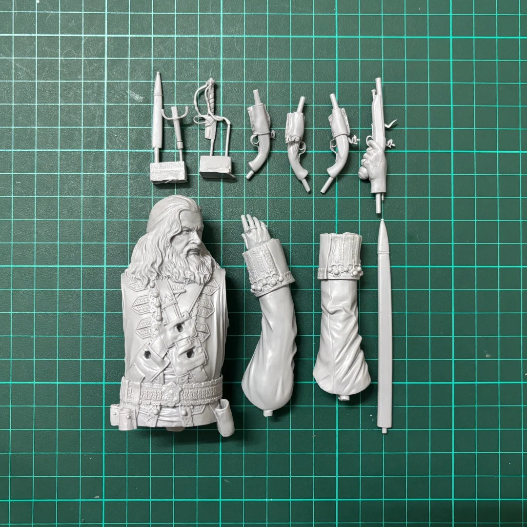 Kit de modèle non peint en résine à l'échelle 1/10, buste, thème militaire, GK non assemblé et non peint