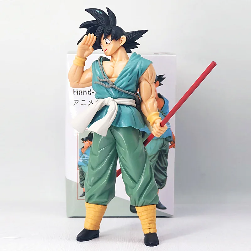 21cm Dragon Ball Z Anime Figure Goodbye Goku Action Figure PVC Collection Model Doll Classic Ornaments Toys Gift