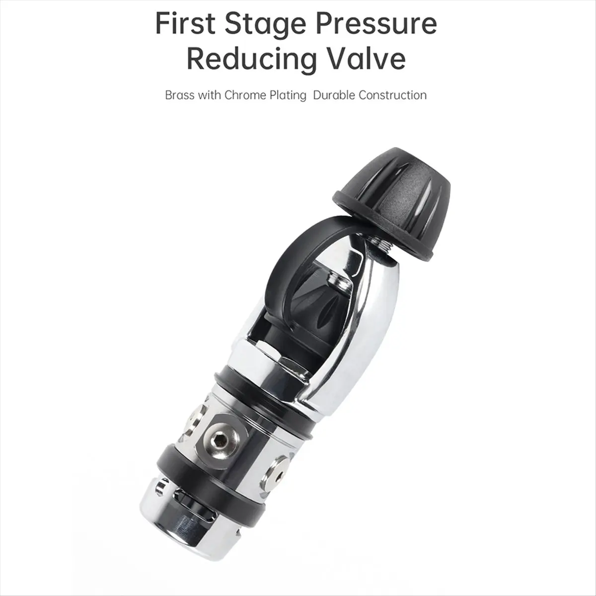 T22C Scuba Diving Regulator 5 Ports Design First Second Class Reducing Valve Scuba Regulator Diving Supplies