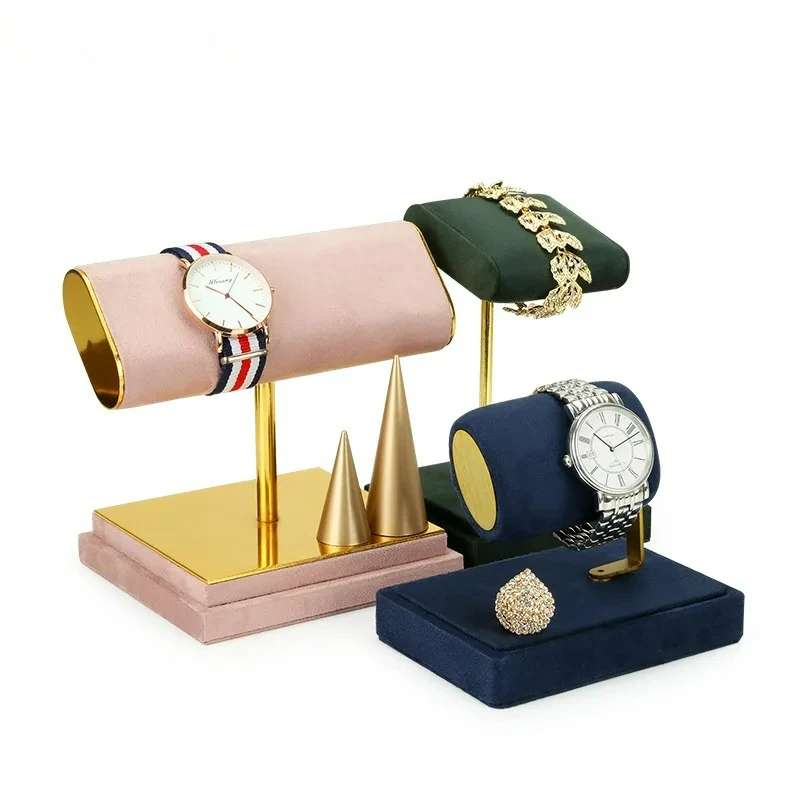 

New Watch Jewelry Display Stand Bracelet Headband Jewelry Props T-shaped Metal Jewelry Stand Decoration Display Spot