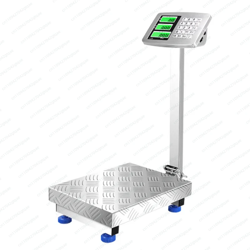 Commercial Stainless Steel 300kg Electronic Scale 100kg Waterproof Electronic Scale Precision Foldable