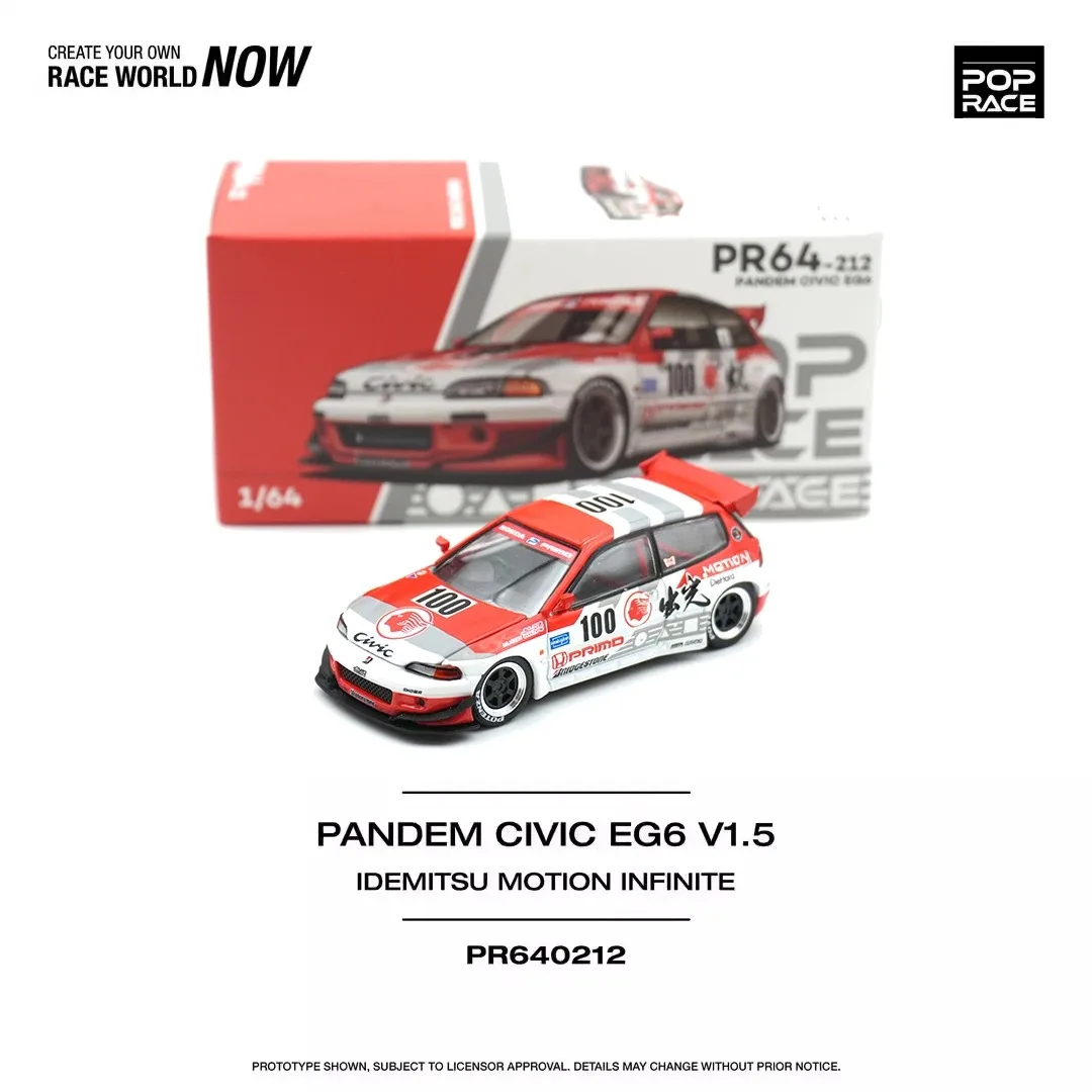 POP RACE 1:64 IN STOCK Top Secret GTR D2 Supra GTR R32 RX7 FD3S RWB NSX Diecast Car Model Collection Miniature Toys