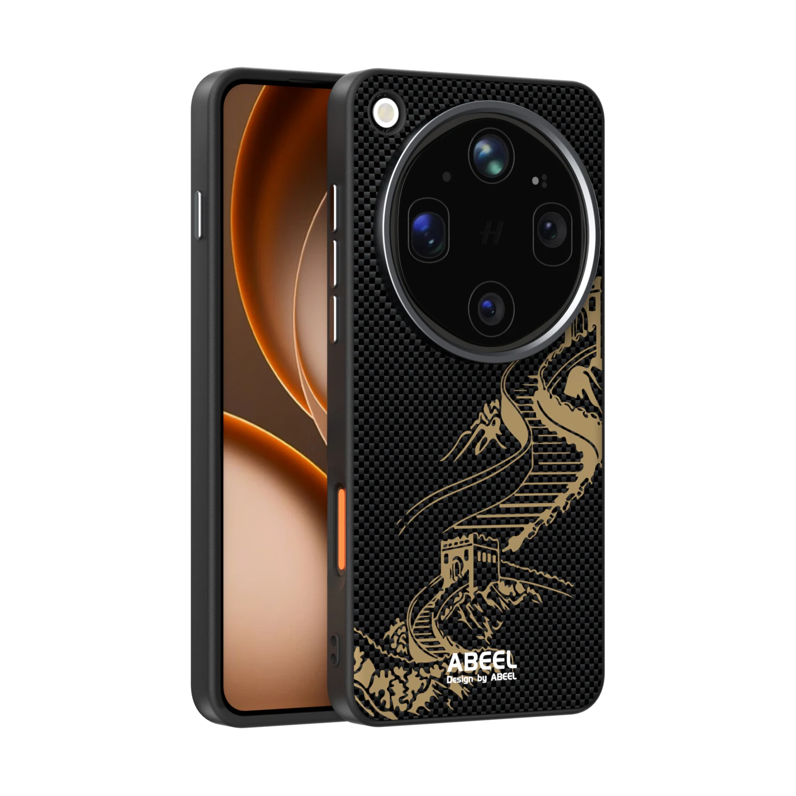 

For OPPO Find X9 Ultra Case Magsafe Wireless Charging Great Wall Pattern Mobile Phone Cases Cover