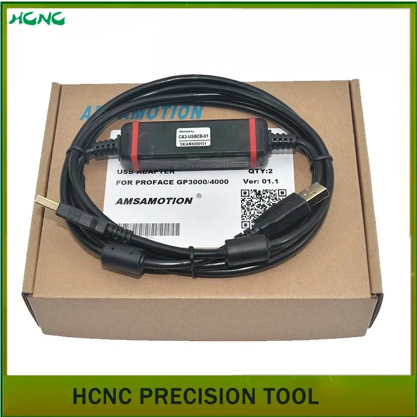 CNC CA3-USBCB-01 Suitable PRO-FACE GP3000 ST3000 LT3000 AGP3301 Download Line USB Port PLC Communication Programming Cable