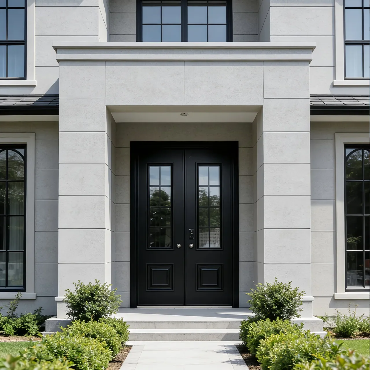 xx-Custom French Vintage-Style Glass Villa Entrance Security Door