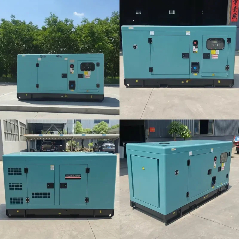 20kw 30kw 40kw 50kw 60kw 50kva 60kva Silent Generator Movable 3 Phase Generator Power Generator Set