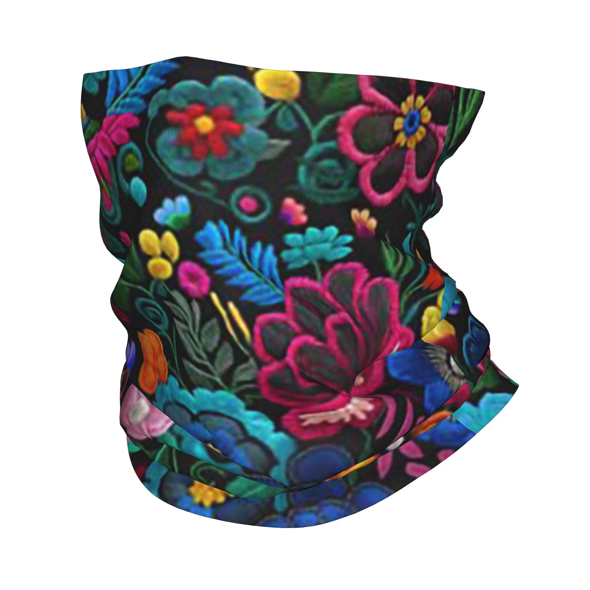 

Flowers Bandana Neck Cover Printed Mask Scarf Multifunction Balaclava Running Unisex Adult