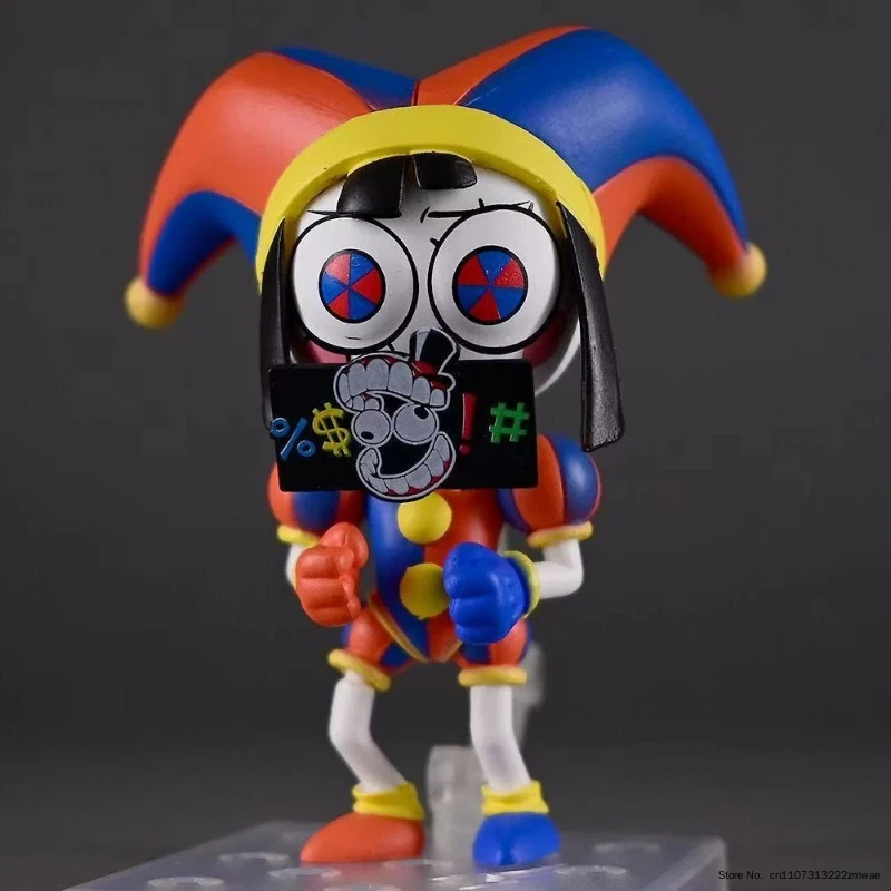 Action Figure The Amazing Digital Circus Pomni Q Version Chibi Joker Articulated Boxed Collectible Desktop Decoration For Adult
