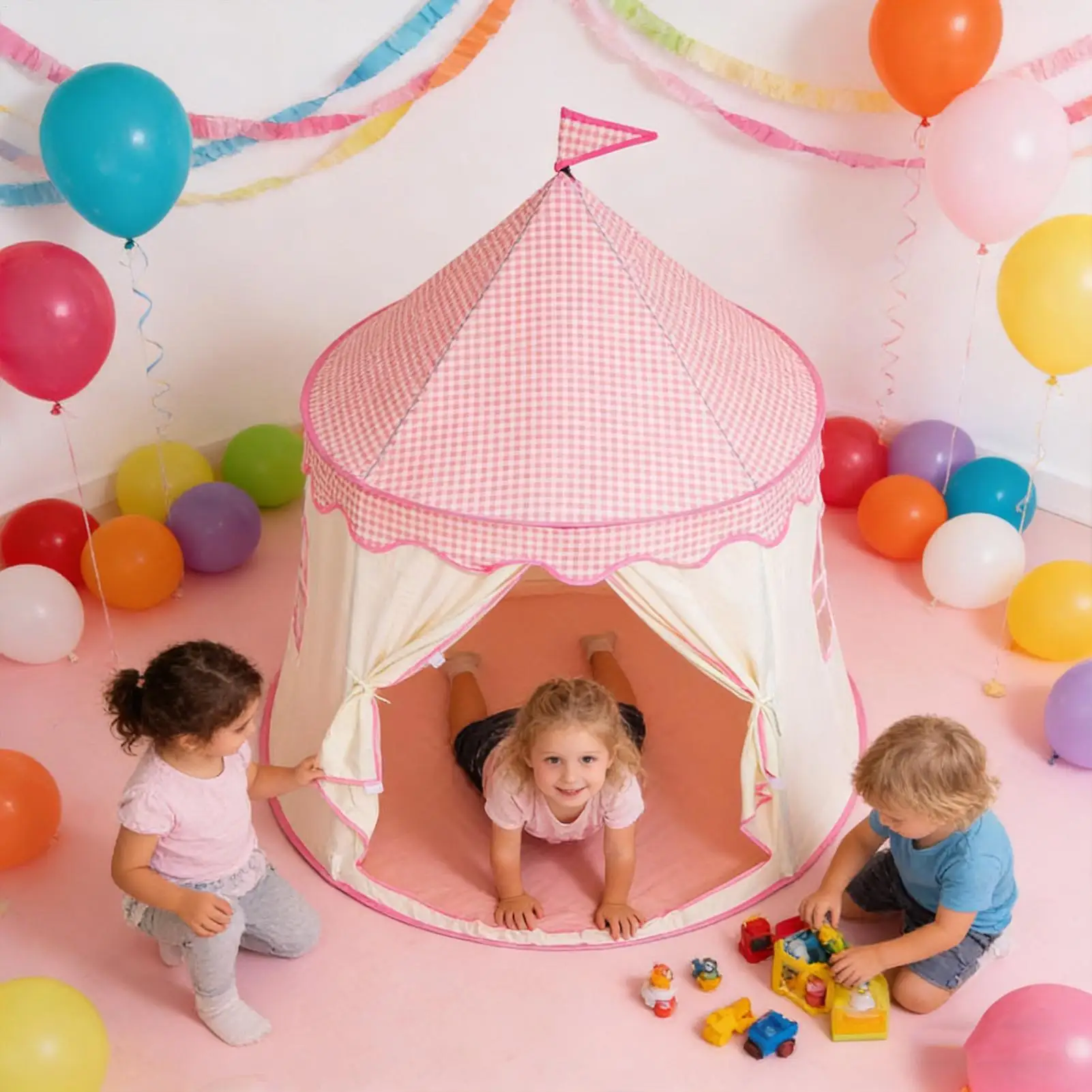 

Детская палатка для дома и улицы, палатка для малышей, просторная детская игровая палатка, игровая палатка, портативный большой детский игровой домик, палатка, игрушки