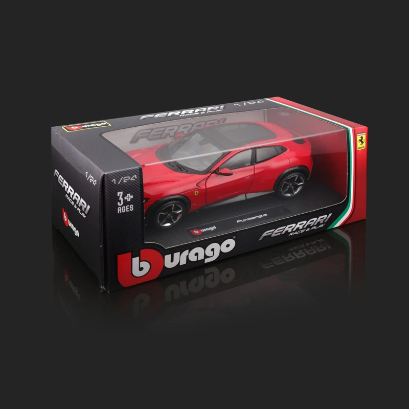 Bburago 1:25 Ferrari Purosangue SUV Car Model Alloy Diecast Vehicles Toy Voiture Gifts Collectible