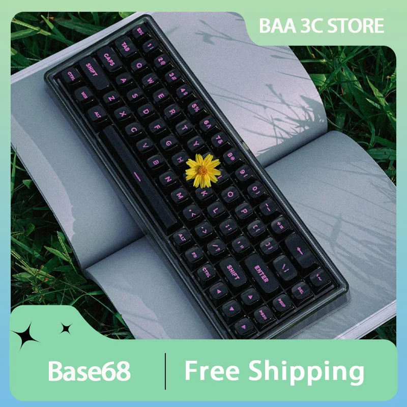 

Ainbell Base68 Mechanical Keyboard Tri Mode Bluetooth Wireless DIY Customized RGB Hot Swap Gaming Office Keyboard PC Accessories