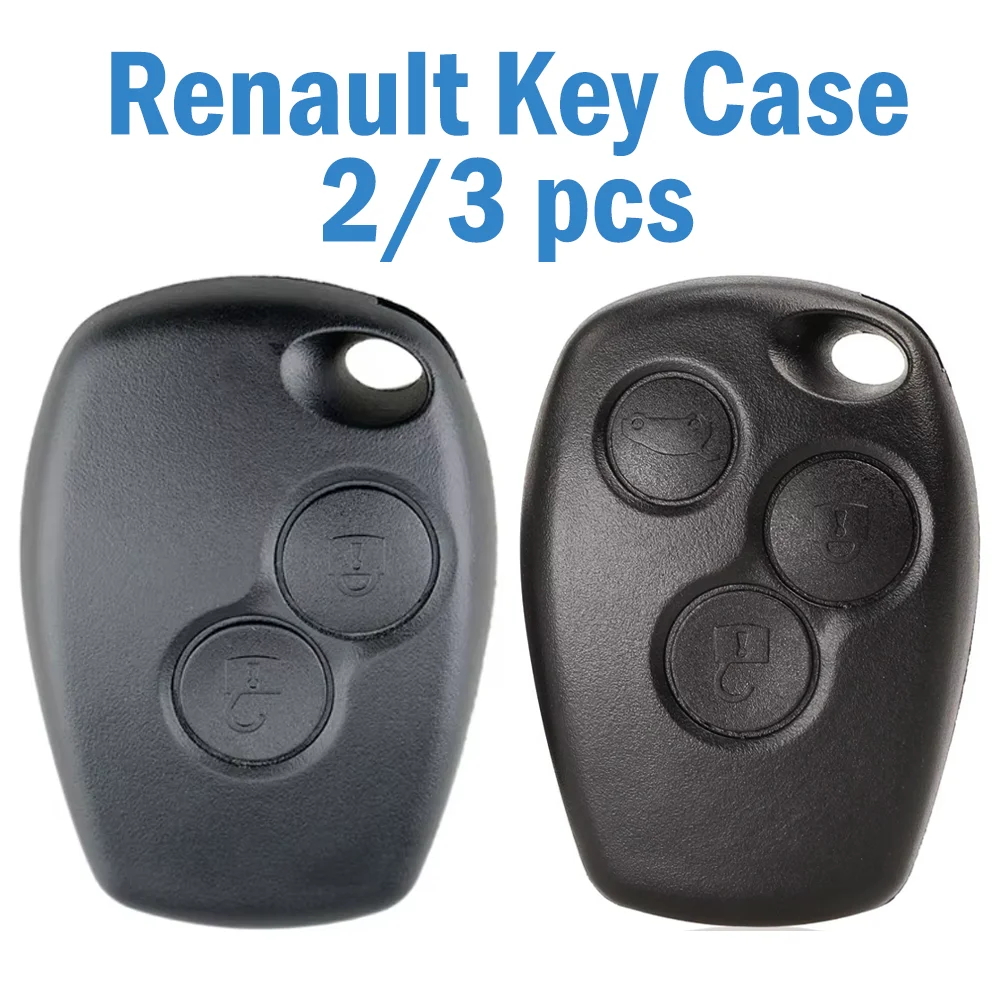 

Auto Remote Shell Without Blade Replacement Car Key Case 2/3 Buttons Remote Key Cover For Renault Dacia Modus Clio 3 Twingo