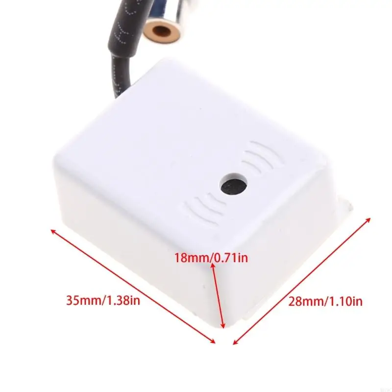 CCTV 카메라 보안 시스템을위한 W89C 마이크 오디오 픽업 사운드 모니터링 장치