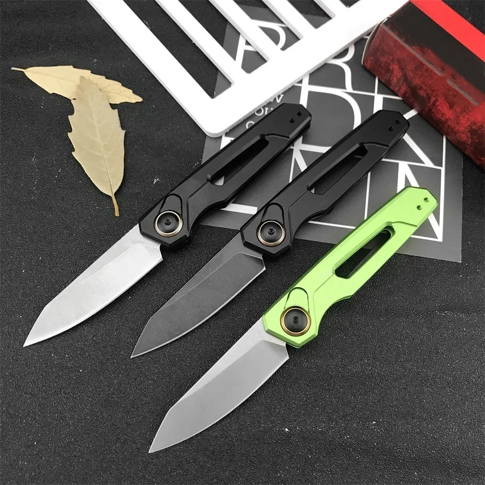 

7550 Launch 11 Folding Knife 8Cr13Mov Aluminum Handle Tanto Blade EDC Pocket Knives Rescue Hunting Tool Tactical Knives