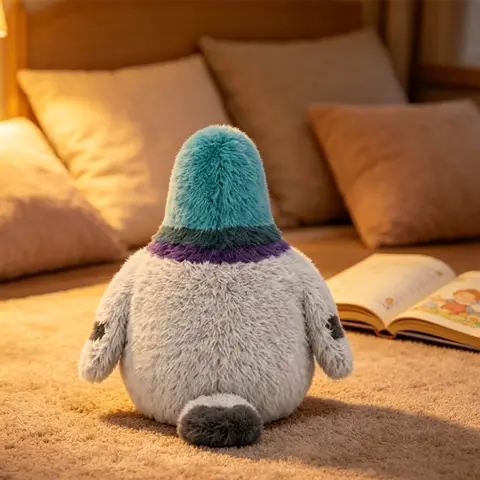 20cm Chubby Pigeon Plushie Skin-friendly Soft Companion Doll Headboard Decoration Item Plush Toys Occasions Gifts For Children