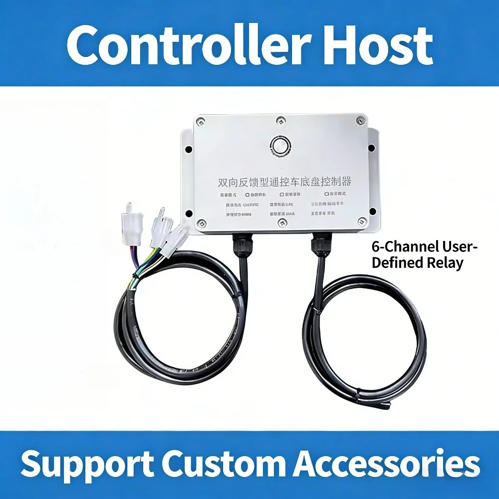 Remote Control Chassis Unmanned Can Be Turned To Climb Four-wheel Modified Remote Lever Control