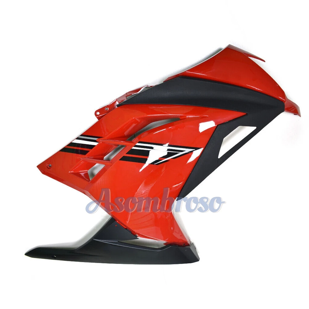 Kit de carenagem de estilo quente para motocicleta, Ninja300, 2013, 2014, 2015, 2016, 2017, EX300R, 13-17, Ninja 300, vermelho, preto, carenagens