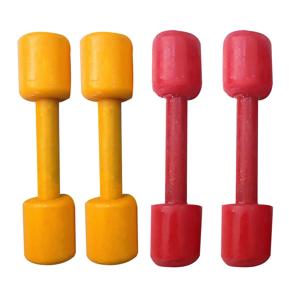 2 Pairs Gymnastics Props for Kids Dumbbell Exercise Toys Dumbbells Children Grabbing