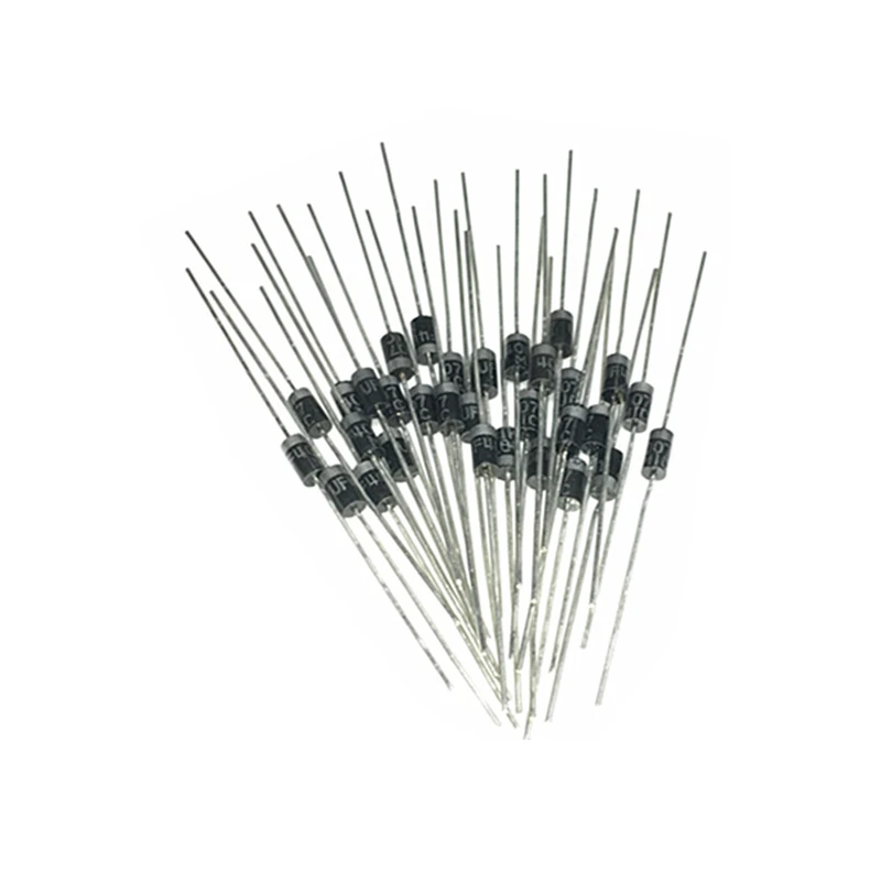 50Pcs Schottky Rectifier Diodes 1A DO-41 1N4001 1N4007 1N4003 1N4004 1N4005 in4006 50V 100V 200V 400V 600v 800V DIP 1000V 1N4002