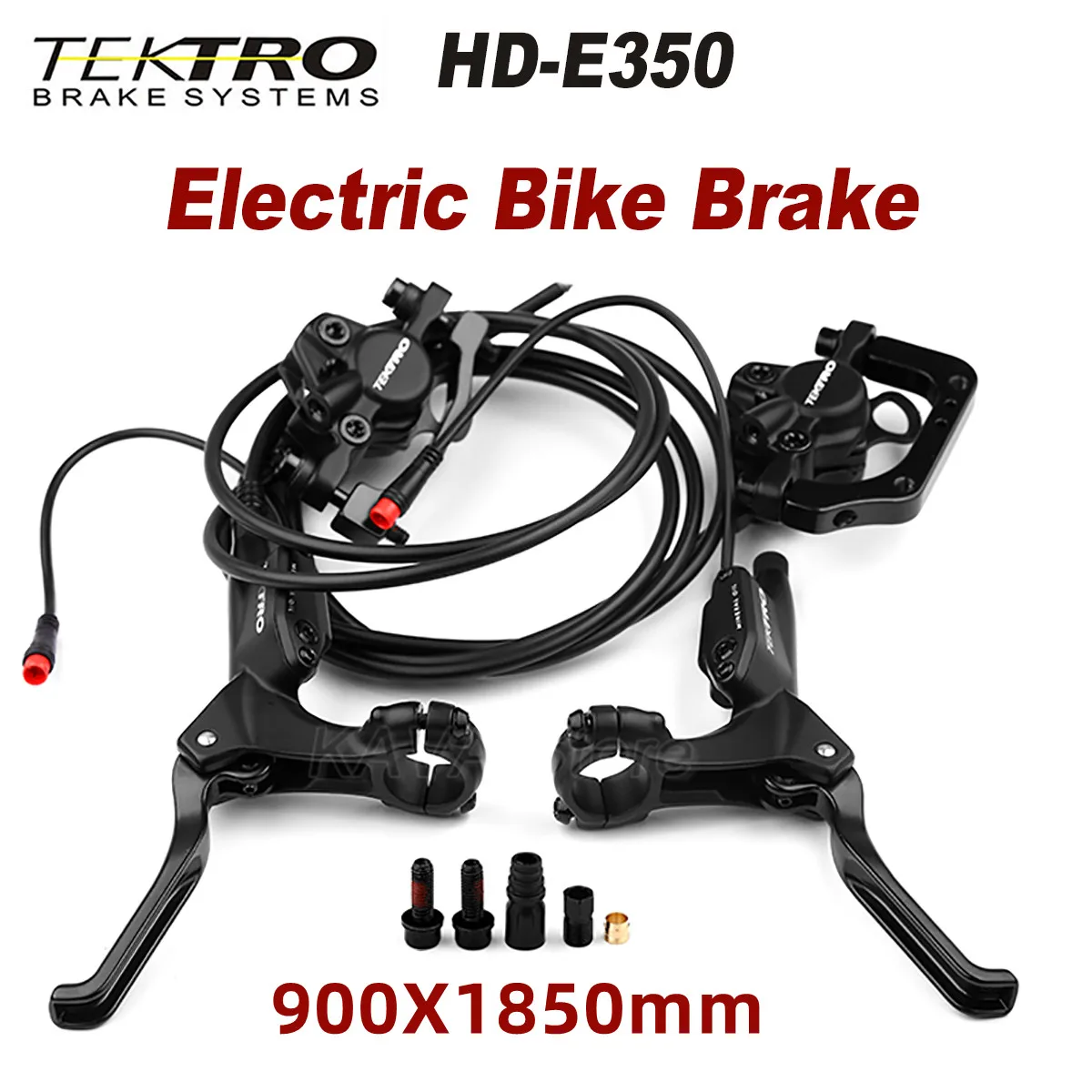 TEKTRO HD-E350 Electric Bicycle Hydraulic Disc Brake Set 900/1850mm E-Bike Scooter Power Control Power Off Disc Brake