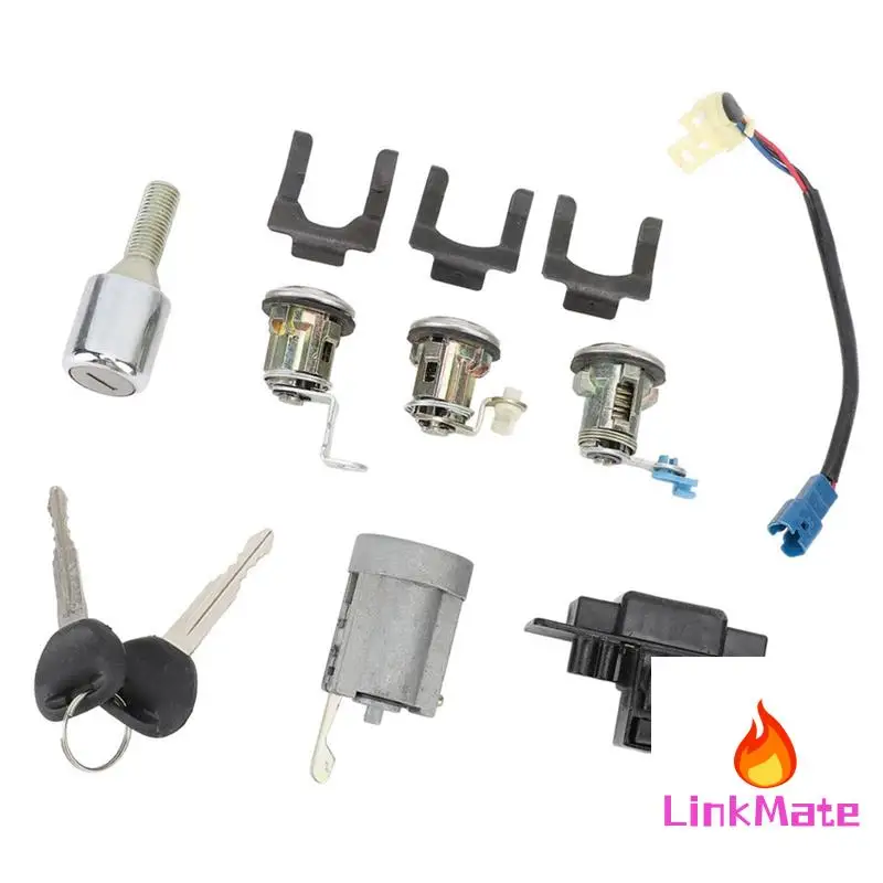 

MR259111 Full Lock Cylinder Key Assembly Replacement For Mitsubishi Pajero Montero 2Nd 1990 To 2004